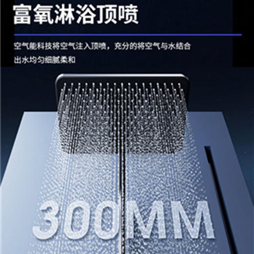 海尔淋浴花洒套 四功能钢琴按键花洒 超大顶喷 淋浴器 超大置物主体+净铅水路+增压喷枪 5429枪灰色/5428白色 商品图12