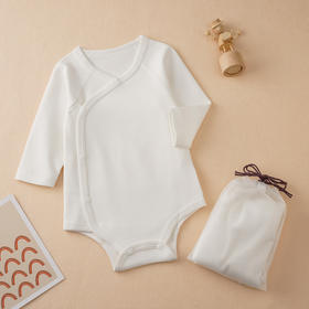 【婴儿舒绒棉加厚260克包屁衣】新生儿纯棉三角连体衣秋冬打底