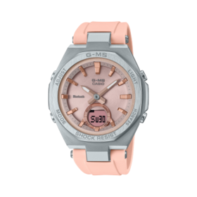 【时计廊】卡西欧 BABY-G 防水太阳能蓝牙石英女腕手表MSG-B100-4A