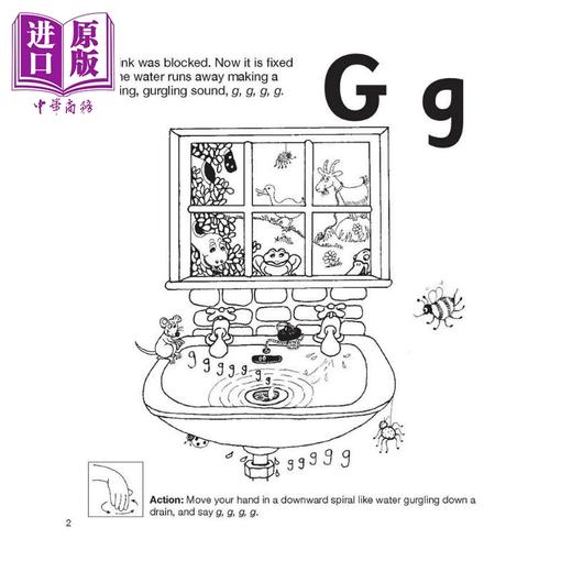 预售 【中商原版】Jolly Phonics 欢乐自然拼读 英式英语手写体小全套 学生书3册+练习册7册 限时赠送幼小衔接拼音卡片 商品图4