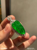 老坑玻璃种帝王绿叶子吊坠【4190208】具体价格微信咨询 商品缩略图1