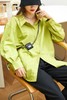LNNNS 黄绿设计感宽松版型衬衫 13839 商品缩略图0