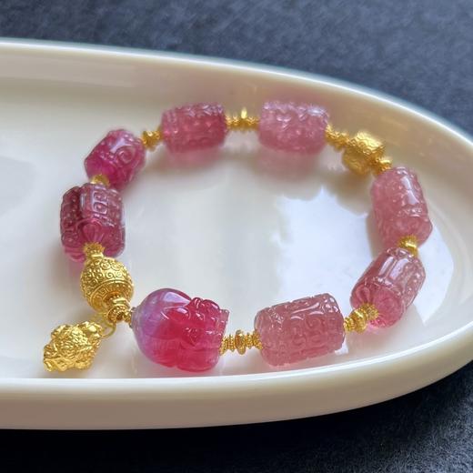 26.86g 雕刻碧玺手链 商品图5