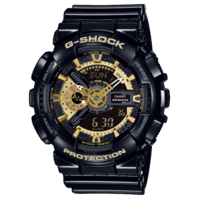 【时计廊】卡西欧G-SHOCK双显防水运动男手表GA-110GBX-1A