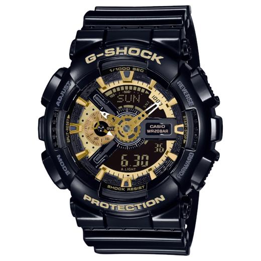 【时计廊】卡西欧G-SHOCK双显防水运动男手表GA-110GBX-1A 商品图0
