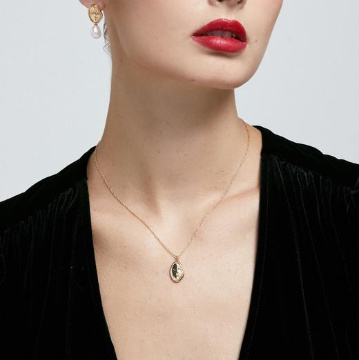 Pearl moments 亲吻的脸庞 人像吊坠珍珠项链【该商品不支持用券】 商品图6