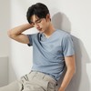 柒牌男装短袖T恤男2025夏季新品时尚潮流青年休闲百搭圆领上衣薄	128T71640 商品缩略图1