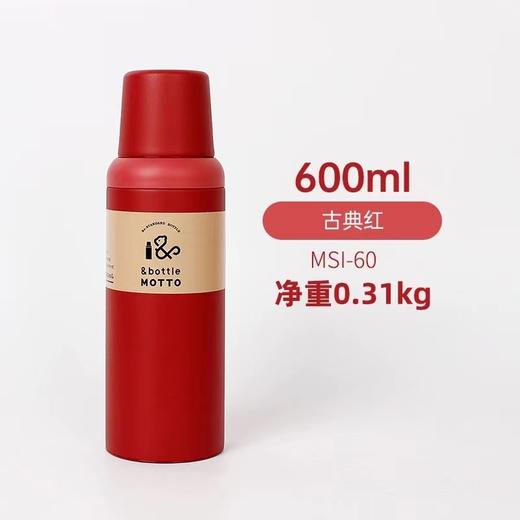 Tiger虎牌不锈钢保温杯便携大容量运动随手杯子MSI 600ml 商品图5