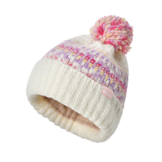 *【卡蒙】费尔岛提花儿童毛球卷边针织帽KM-4457 商品图10