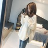 v领毛衣女宽松慵懒风上衣2024年秋冬新款内搭低领显瘦针织打底衫 商品缩略图1