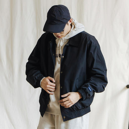 714street防水工装外套男士三防开衫美式棒球服休闲防风教练夹克 商品图2