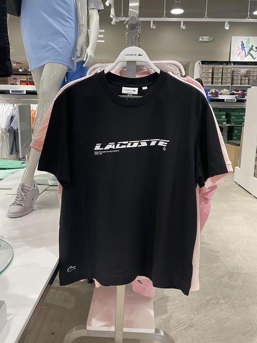 Lacoste/法国鳄鱼 男士夏季圆领有机棉透气舒适短袖T恤 TH9685 商品图2