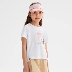 【FILA KIDS】B8F斐乐儿童童装女大童生活舒适宽松短袖