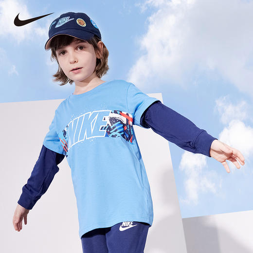 NIKE 春 小童 长袖T恤 NKB-LD-J177 商品图3