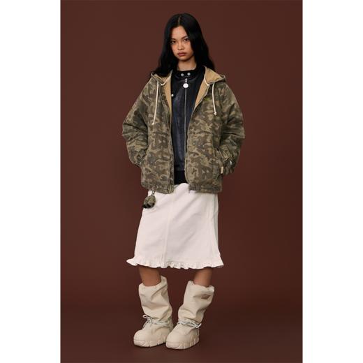 GOODBAI GOODEES满印水洗薄款拉链夹克 商品图0