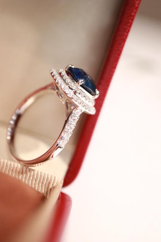 2.87ct 蓝宝石戒指 商品图5