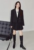 amadella 黑色条纹短款西装百褶裙套装 13820 商品缩略图0