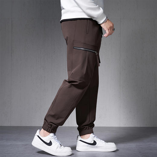 【新款DMH】大依优型大码束脚休闲裤加肥加大宽松男士卫裤胖子300斤显瘦潮流运动 商品图2