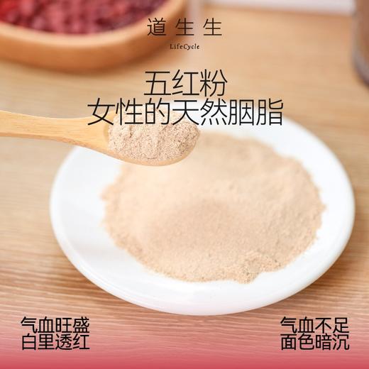 【道生生】五红粉 喝出红润少女肌 冲调早餐粉 独立袋装250克 商品图1