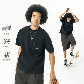 【透气速干】714street潮牌健身短袖T恤男女夏季新款户外运动上衣