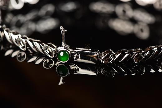 【如鱼得水】双层绿翠手链-SL12406068 商品图7