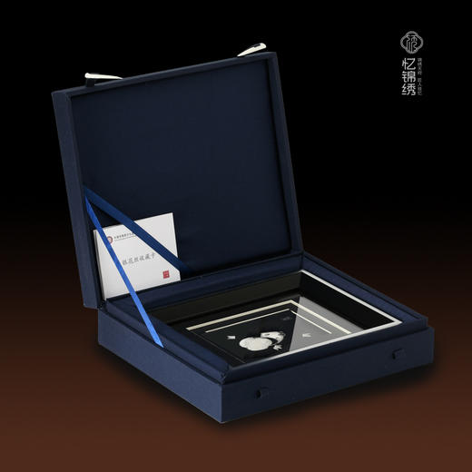 银花丝熊猫萌宝原创设计手工制作非遗创意文化 商品图3