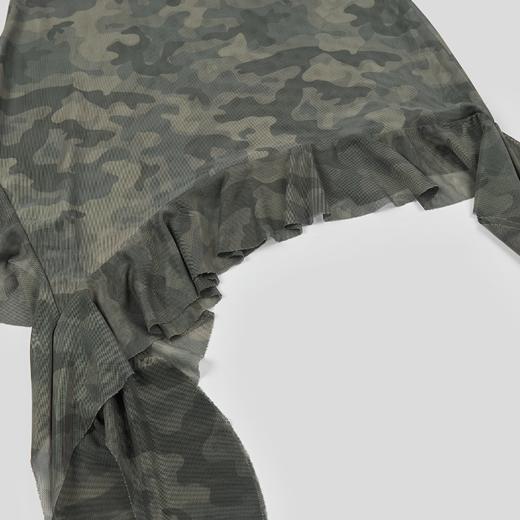 GOODBAI GOODEES迷彩印花不规则下摆吊带裙 商品图3