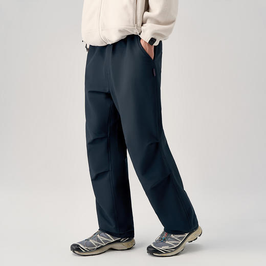 714street山系户外防水加绒伞兵裤秋冬新款休闲裤男美式宽松裤子 商品图2