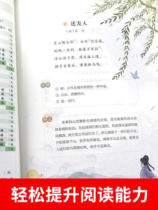 语文经典晨读全3册 小学生版 基础+提高+进阶 21天语文经典晨读美文每日一读 商品图4