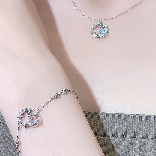 KADER卡蒂罗 小王子与玫瑰项链 女925银小众设计锁骨链生日礼物2023新款 商品图7