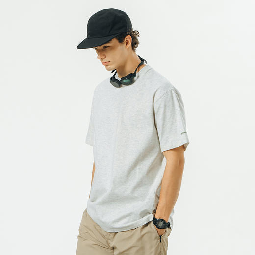 714street纯色索罗娜凉感短袖T恤男女新款内搭休闲白色速干打底衫 商品图4