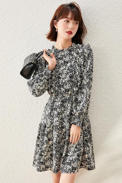 Rosel 轻奢侈复古碎花连衣裙 13895 商品图5