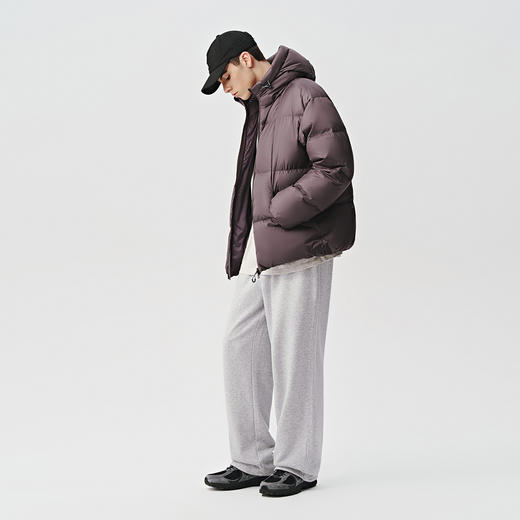 714street科技锁温保暖羽绒外套白鸭绒连帽棉服三防户外羽绒服男 商品图3