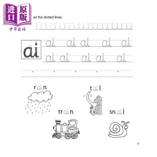 预售 【中商原版】Jolly Phonics 英式英语手写体大全套 学生书3册+练习册7册+活动手册7册 限时赠送幼小衔接拼音卡片+小学英语语法卡片 商品图4