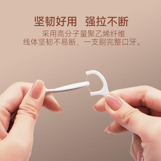 【喜多】细滑牙线棒 50支*3 盒 商品图4
