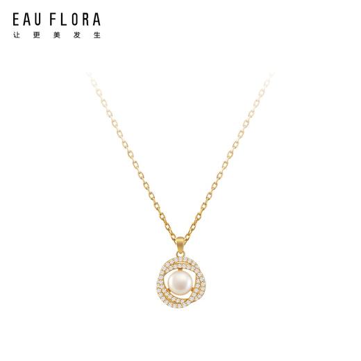 『花团锦簇』玫瑰花造型珍珠项链 商品图2