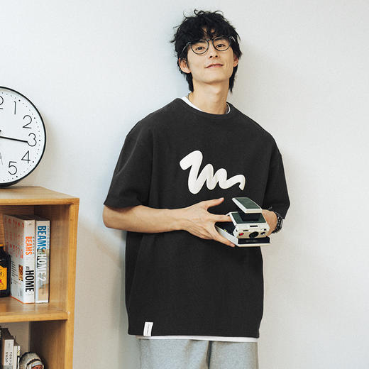 714street潮牌印花短袖t恤男夏季新款美式情侣体恤重磅纯棉打底衫 商品图0