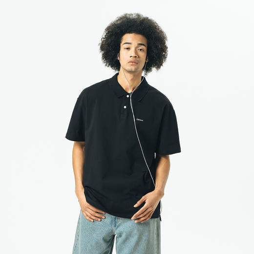 [凉感速干]714street新款索罗娜短袖polo衫男防晒上衣日系休闲T恤 商品图1