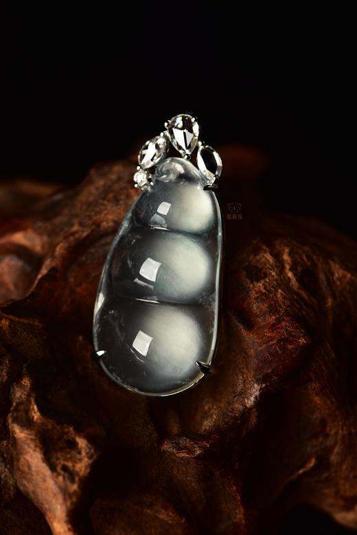 【三生有幸】玻璃种福豆坠-GZ12406031 商品图3