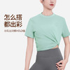 BWELL宽松圆领麻面速干短袖T恤BWY7677T 商品缩略图2