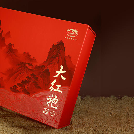 岩语 群山大红袍礼盒装 武夷山岩茶一级茶叶正宗中火乌龙茶送礼192g 商品图5