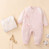【新生儿长袖蝴蝶衣爬爬服】衣服婴儿连体衣秋冬季款纯棉无骨哈衣宝宝 商品缩略图0