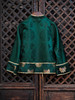 瑕疵|盛唐婧 |中式国风祖母绿库缎八仙纹外套[特价品](特殊商品不退不换) 商品缩略图10
