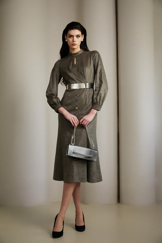 SAFICOO 优雅女人修身收腰小鱼尾型连衣裙 商品图0