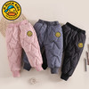 小黄鸭儿童棉裤冬款2024新款中小童宝宝超厚防风裤男女童保暖裤子 商品缩略图1