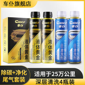 【特惠】车仆碳速清组合 强效除碳  降低油耗 提升动力 提升油品 改善尾气