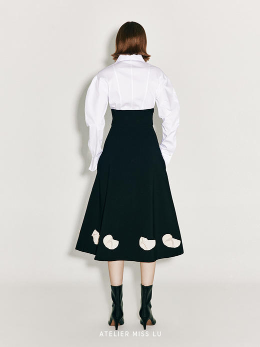 【云间折纸】腰部封褶设计收腰衬衫 商品图2