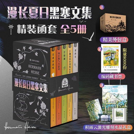 《漫长夏日黑塞文集》函套精装5册，去读诺奖得主黑塞吧，走出低谷，治愈一生。【G】 商品图0