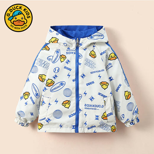 小黄鸭儿童双面穿外套男童女童春秋宝宝洋气休闲新款两面穿上衣潮 商品图7