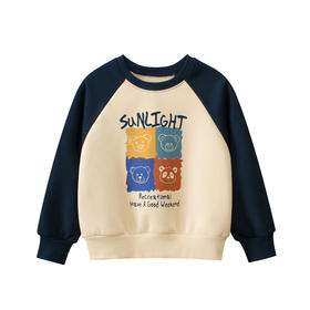 【限时特价！】27kids儿童秋冬季新款卡通童装韩版宽松圆领套头宝宝衣服